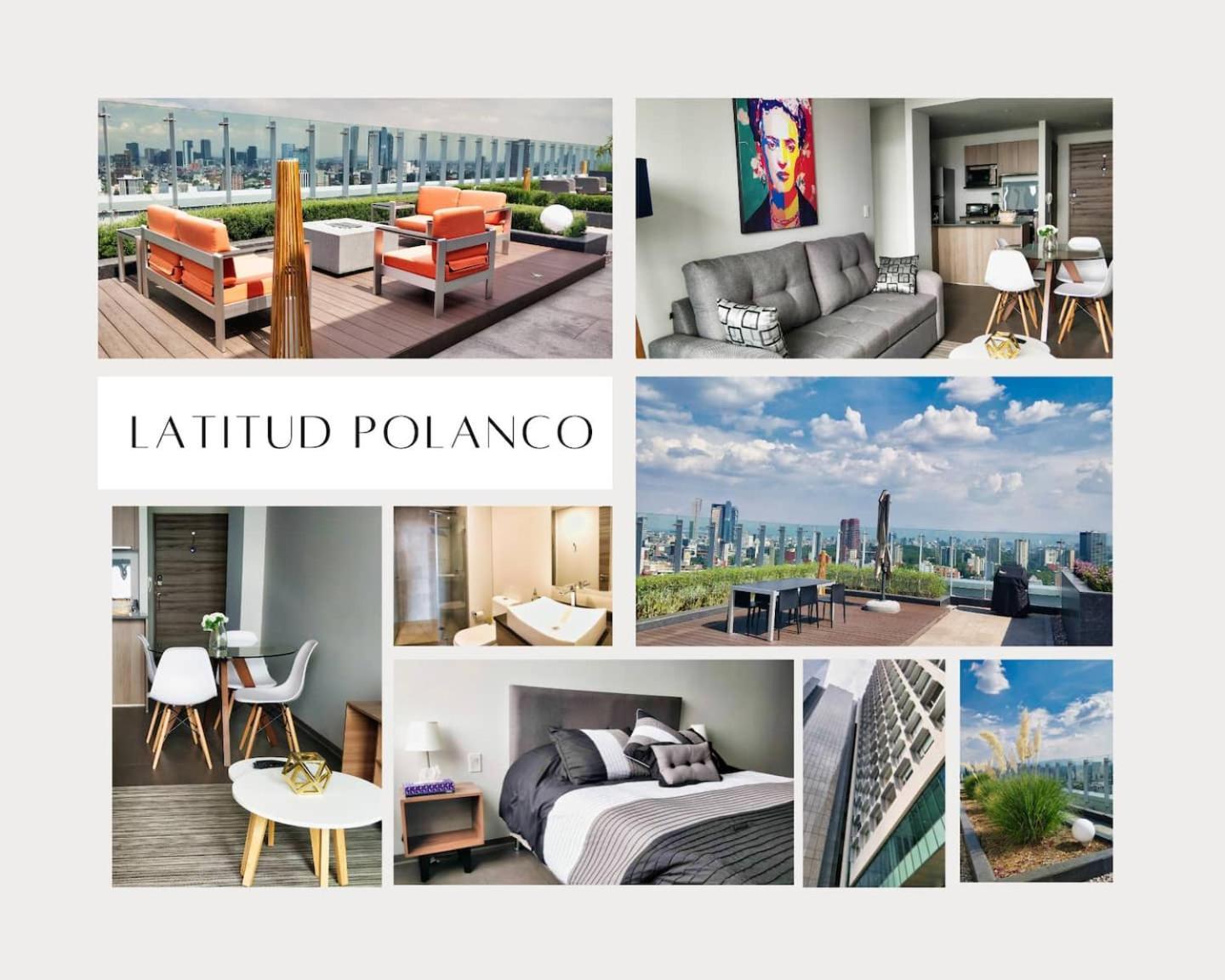 Alluring Views, Luxuriously Appointed In Polanco Mexico by Eksteriør bilde